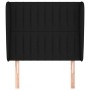 Headboard with black fabric ears 103x23x118/128 cm by , Headboards and footboards - Ref: Foro24-3118186, Price: 71,93 €, Disc...