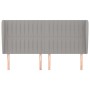 Headboard with light gray fabric ears 163x23x118/128 cm by , Headboards and footboards - Ref: Foro24-3118200, Price: 127,70 €...