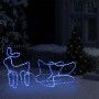 Weihnachtsdekoration für Garten, Rentier und Schlitten, 252 LEDs von vidaXL, Weihnachtsbeleuchtung - Ref: Foro24-329809, Prei...