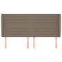 Headboard with ears in taupe gray fabric 163x23x118/128 cm by , Headboards and footboards - Ref: Foro24-3118106, Price: 129,4...