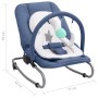 Baby-Schaukelhängematte aus marineblauem Stahl von vidaXL, Schaukelstühle und Babystühle - Ref: Foro24-10256, Preis: 111,77 €...