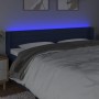 Cabecero con LED de tela azul 163x16x78/88 cm de , Cabeceros y pies de cama - Ref: Foro24-3123388, Precio: 72,99 €, Descuento: %