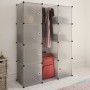 vidaXl Modularer Kleiderschrank mit 9 Fächern weiß 37x115x150 cm von vidaXL, Kleiderschränke - Ref: Foro24-240498, Preis: 67,...