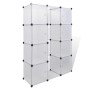 vidaXl Armario modular con 9 compartimentos blanco 37x115x150 cm de vidaXL, Armarios roperos - Ref: Foro24-240498, Precio: 67...