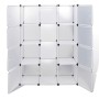 vidaXl Armario modular con 9 compartimentos blanco 37x115x150 cm de vidaXL, Armarios roperos - Ref: Foro24-240498, Precio: 67...