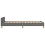 Estructura de cama con cabecero de tela gris oscuro 80x200 cm de , Camas y somieres - Ref: Foro24-3125091, Precio: 151,78 €, ...