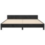 Estructura de cama con cabecero de terciopelo negro 160x200 cm de , Camas y somieres - Ref: Foro24-3125826, Precio: 249,83 €,...