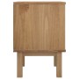 OTTA pine wood brown and white bedside table 45x39x57 cm by vidaXL, Nightstands - Ref: Foro24-348578, Price: 68,01 €, Discoun...