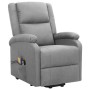 Sillón de masaje elevable tela gris claro de vidaXL, Sillones de masaje eléctricos - Ref: Foro24-329709, Precio: 409,20 €, De...