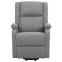 Sillón de masaje elevable tela gris claro de vidaXL, Sillones de masaje eléctricos - Ref: Foro24-329709, Precio: 409,20 €, De...