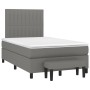 Cama box spring con colchón tela gris oscuro 120x200 cm de , Camas y somieres - Ref: Foro24-3136742, Precio: 483,29 €, Descue...