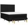 Box spring bed with black fabric mattress 140x200 cm by , Beds and slatted bases - Ref: Foro24-3137319, Price: 555,61 €, Disc...