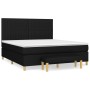 Box spring bed with black fabric mattress 160x200 cm by , Beds and slatted bases - Ref: Foro24-3137327, Price: 641,45 €, Disc...