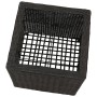 Black Synthetic Rattan Flowerbed Set 3 Pieces by vidaXL, Pots and planters - Ref: Foro24-41081, Price: 80,99 €, Discount: %