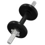 Set of bars and dumbbells with 90 kg cast iron plates by , free weight - Ref: Foro24-3145047, Price: 273,82 €, Discount: %