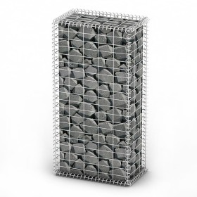 Basket for gabion wall made of galvanized wire 100x50x30 cm by vidaXL, fence panels - Ref: Foro24-141039, Price: 48,99 €, Dis...