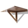 Folding wall table oak color 100x60 cm by , Folding tables - Ref: Foro24-243053, Price: 68,69 €, Discount: %