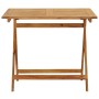 Folding garden table made of solid acacia wood 90x90x75 cm by , Garden tables - Ref: Foro24-313599, Price: 156,99 €, Discount: %