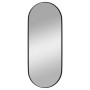 Black oval wall mirror 25x60 cm by , Mirrors - Ref: Foro24-344937, Price: 56,99 €, Discount: %