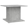 Concrete gray chipboard coffee table 55.5x55.5x40 cm by , Coffee table - Ref: Foro24-810320, Price: 42,99 €, Discount: %