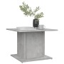 Concrete gray chipboard coffee table 55.5x55.5x40 cm by , Coffee table - Ref: Foro24-810320, Price: 42,99 €, Discount: %