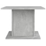 Concrete gray chipboard coffee table 55.5x55.5x40 cm by , Coffee table - Ref: Foro24-810320, Price: 42,99 €, Discount: %