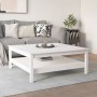 Solid white pine wood coffee table 100x100x40 cm by , Coffee table - Ref: Foro24-814295, Price: 179,23 €, Discount: %