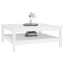 Solid white pine wood coffee table 100x100x40 cm by , Coffee table - Ref: Foro24-814295, Price: 179,23 €, Discount: %