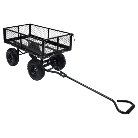 Schwarzer Garten-Handwagen 250 kg von , Lastenstapler - Ref: Foro24-92580, Preis: 146,58 €, Rabatt: %