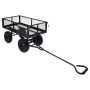 Black garden hand cart 250 kg by , Cargo forklifts - Ref: Foro24-92580, Price: 146,58 €, Discount: %