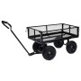 Black garden hand cart 250 kg by , Cargo forklifts - Ref: Foro24-92580, Price: 146,58 €, Discount: %