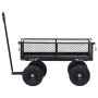 Black garden hand cart 250 kg by , Cargo forklifts - Ref: Foro24-92580, Price: 146,58 €, Discount: %