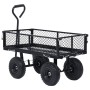 Black garden hand cart 250 kg by , Cargo forklifts - Ref: Foro24-92580, Price: 146,58 €, Discount: %