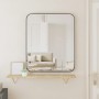 Black rectangular wall mirror 50x60 cm by , Mirrors - Ref: Foro24-344923, Price: 67,30 €, Discount: %