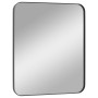 Black rectangular wall mirror 50x60 cm by , Mirrors - Ref: Foro24-344923, Price: 67,30 €, Discount: %