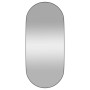 Black oval wall mirror 40x90 cm by , Mirrors - Ref: Foro24-344940, Price: 74,96 €, Discount: %