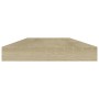 Shelf shelf 4 units Sonoma oak plywood 40x10x1.5cm by , Shelves - Ref: Foro24-805128, Price: 15,74 €, Discount: %