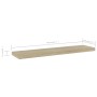 Shelf shelf 4 units Sonoma oak plywood 40x10x1.5cm by , Shelves - Ref: Foro24-805128, Price: 15,74 €, Discount: %