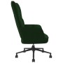 Silla de relajación de terciopelo verde oscuro de , Sillones - Ref: Foro24-328174, Precio: 128,20 €, Descuento: %