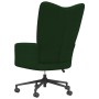 Silla de relajación de terciopelo verde oscuro de , Sillones - Ref: Foro24-328174, Precio: 128,20 €, Descuento: %