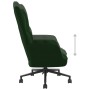 Silla de relajación de terciopelo verde oscuro de , Sillones - Ref: Foro24-328174, Precio: 128,20 €, Descuento: %