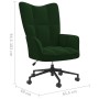 Silla de relajación de terciopelo verde oscuro de , Sillones - Ref: Foro24-328174, Precio: 128,20 €, Descuento: %