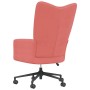 Silla de relajación de terciopelo rosa de , Sillones - Ref: Foro24-328176, Precio: 128,20 €, Descuento: %