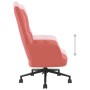 Silla de relajación de terciopelo rosa de , Sillones - Ref: Foro24-328176, Precio: 120,99 €, Descuento: %