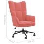 Silla de relajación de terciopelo rosa de , Sillones - Ref: Foro24-328176, Precio: 120,99 €, Descuento: %