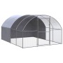 Gallinero de exterior de acero galvanizado 3x4x2 m de , Jaulas y habitáculos para animales pequeños - Ref: Foro24-3095473, Pr...