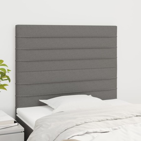 Headboards 2 units of dark gray fabric 80x5x78/88 cm by , Headboards and footboards - Ref: Foro24-3116447, Price: 62,99 €, Di...