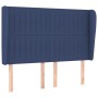 Headboard with blue fabric ears 147x23x118/128 cm by , Headboards and footboards - Ref: Foro24-3118198, Price: 123,99 €, Disc...