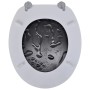 MDF wood toilet seat cover with water drops design by vidaXL, Toilet and bidet seats - Ref: Foro24-141482, Price: 39,30 €, Di...