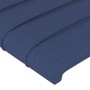 Estructura de cama con cabecero de tela azul 180x200 cm de , Camas y somieres - Ref: Foro24-3125160, Precio: 243,86 €, Descue...